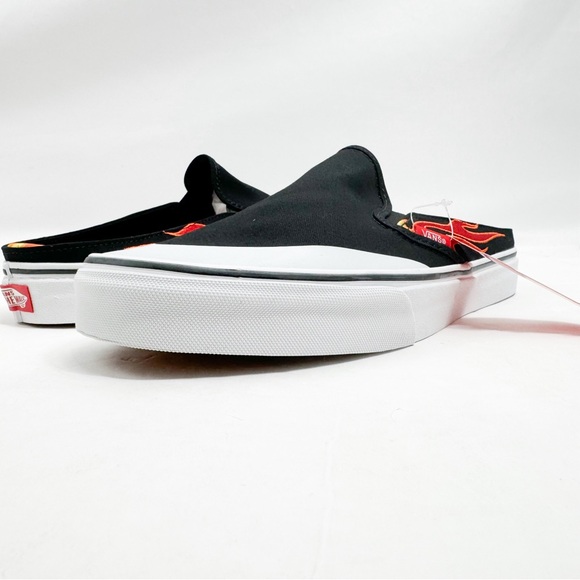 Vans x A$AP Worldwide Classic Slip-On Mules Black Flame - Picture 6 of 16